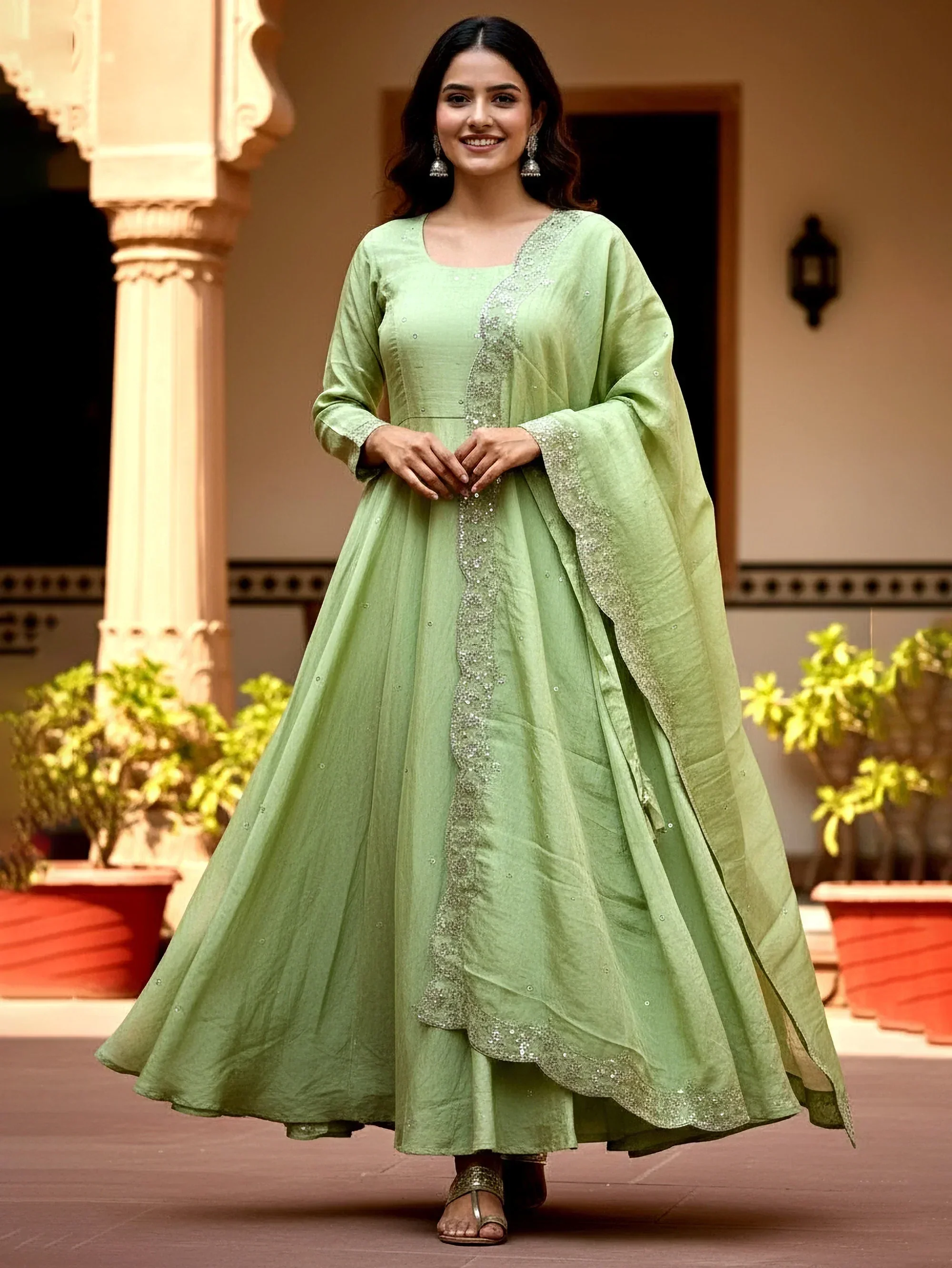 Elegant Floor Length Gown